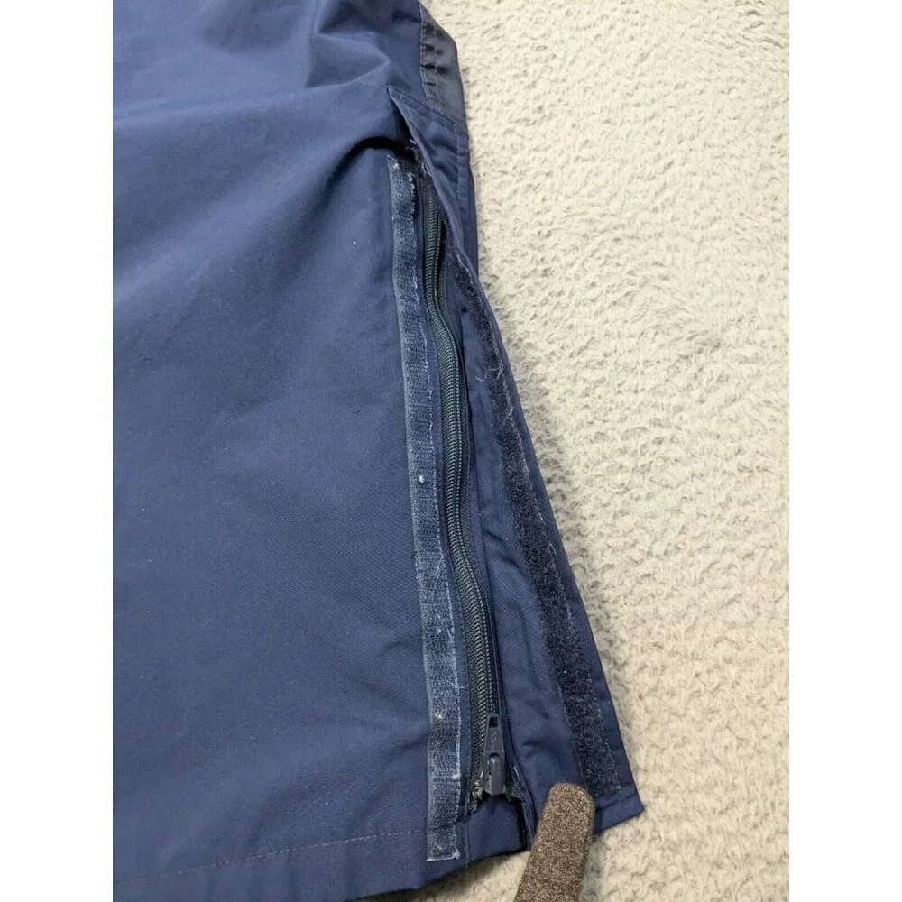 Vintage Cabelas Pants Small Wind Rain Outdoor Zip Ankles Pull On Blue